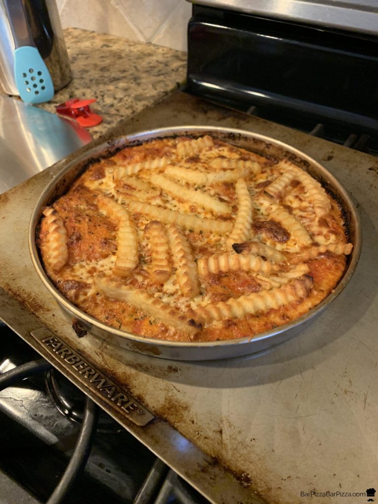 Homemade French Fry Bar Pizza