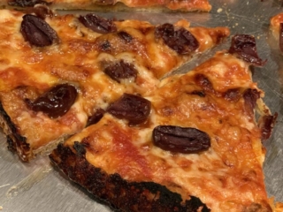 Laced Crust Burnt Edges Olive Bar Pizza