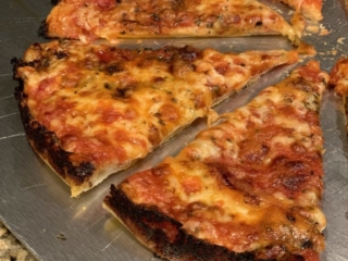 Laced Edges Plain Cheese Bar Pizza Laced Edges Burnt Edges Plain Cheese Bar Pizza