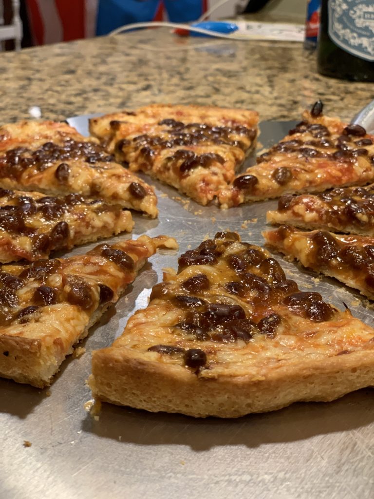 baked bean homemade bar style pub pizza