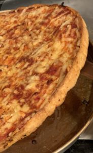 big crust homemade bar pizza