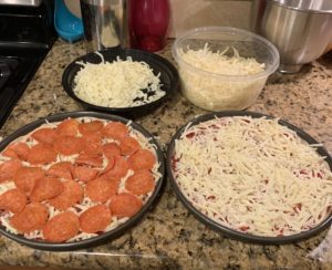 Homemade Bar Pizza Kitchen Prep Station