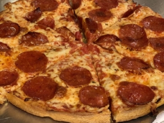 Pepperoni bar pizza Homemade Pepperoni Bar Pizza
