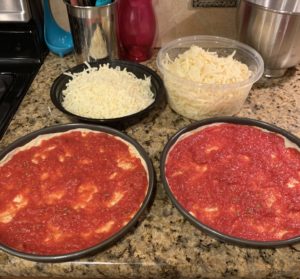 Homemade Bar Pizza Kitchen Prep Station