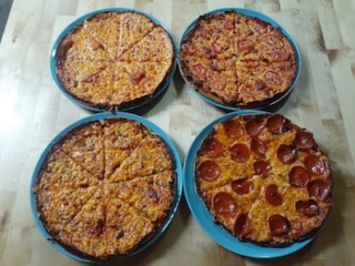 todzilla bar pizza plated Todzilla's bar pizza